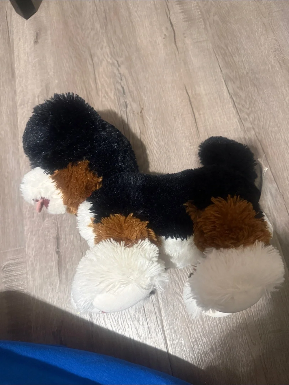Build-A-Bear Black, White & Brown Plush Puppy